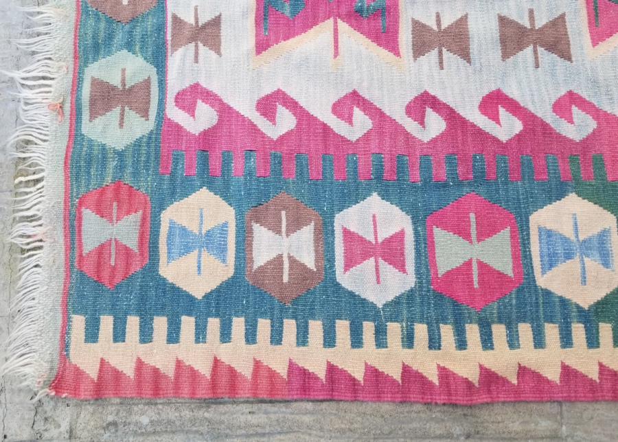 OSMANLI DÖNEMİ EL DOKUMA NADİR SİVAS KİLİMİ
