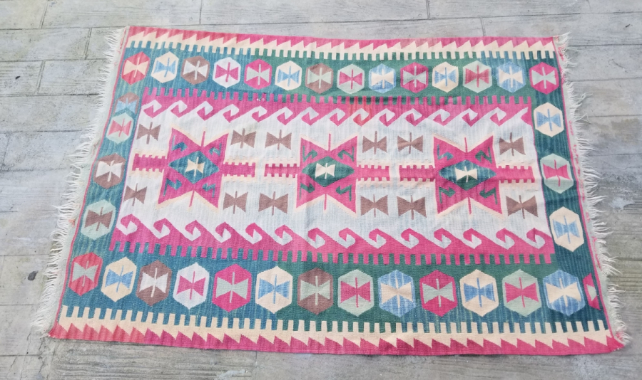 OSMANLI DÖNEMİ EL DOKUMA NADİR SİVAS KİLİMİ