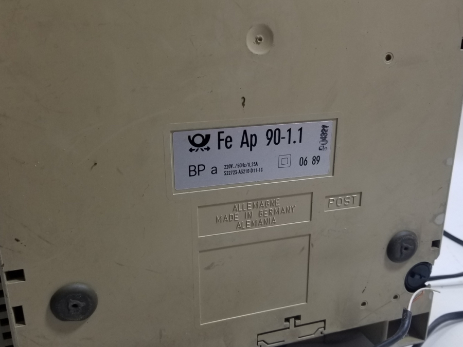 ANTİKA TELEFONLU FAKS MAKİNASI