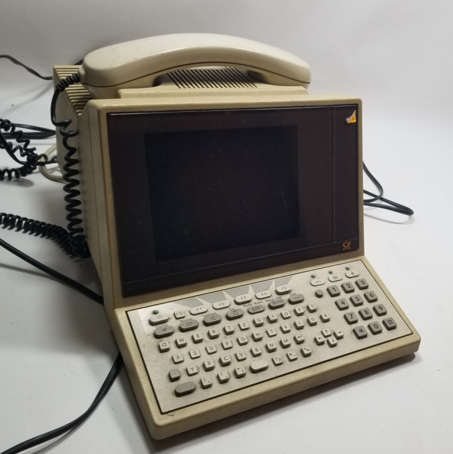 ANTİKA TELEFONLU FAKS MAKİNASI