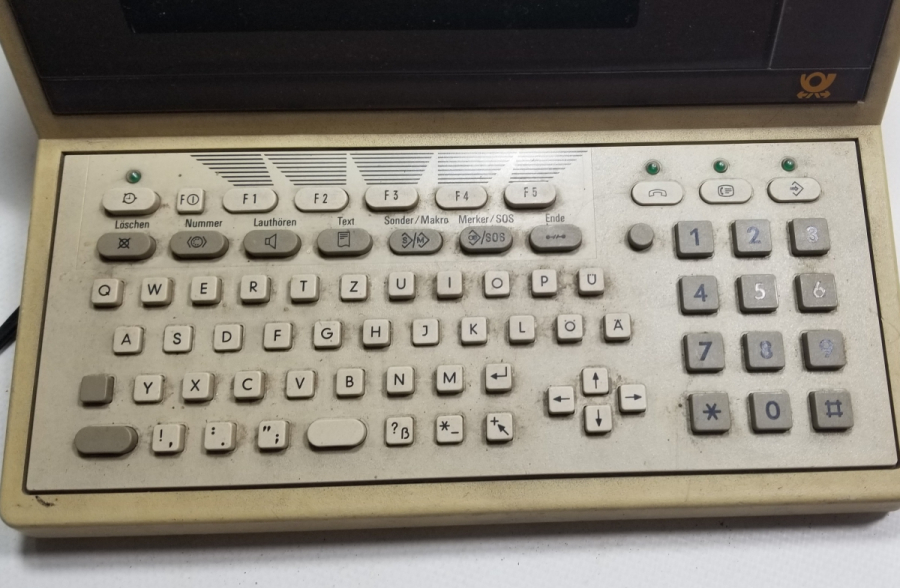 ANTİKA TELEFONLU FAKS MAKİNASI