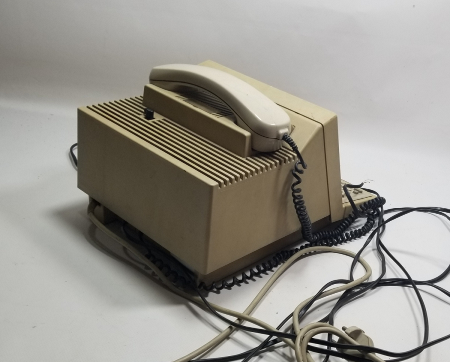 ANTİKA TELEFONLU FAKS MAKİNASI