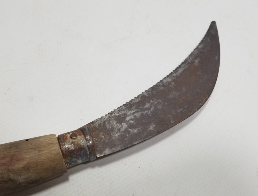 OSMANLI DÖNEMİ EL YAPIMI BURSA İŞİ BAĞ BIÇAĞI