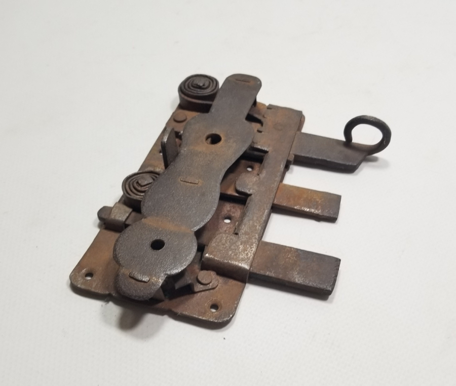 OSMANLI DÖNEMİ EL YAPIMI BÜYÜK BOY TEKKE İŞİ KAPI KİLİDİ