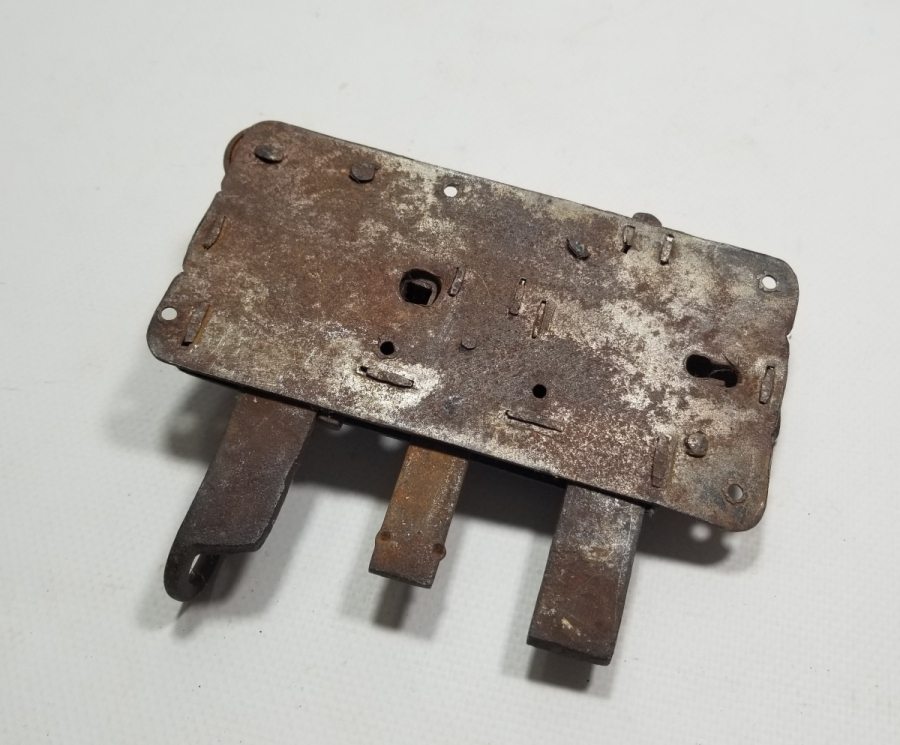 OSMANLI DÖNEMİ EL YAPIMI BÜYÜK BOY TEKKE İŞİ KAPI KİLİDİ