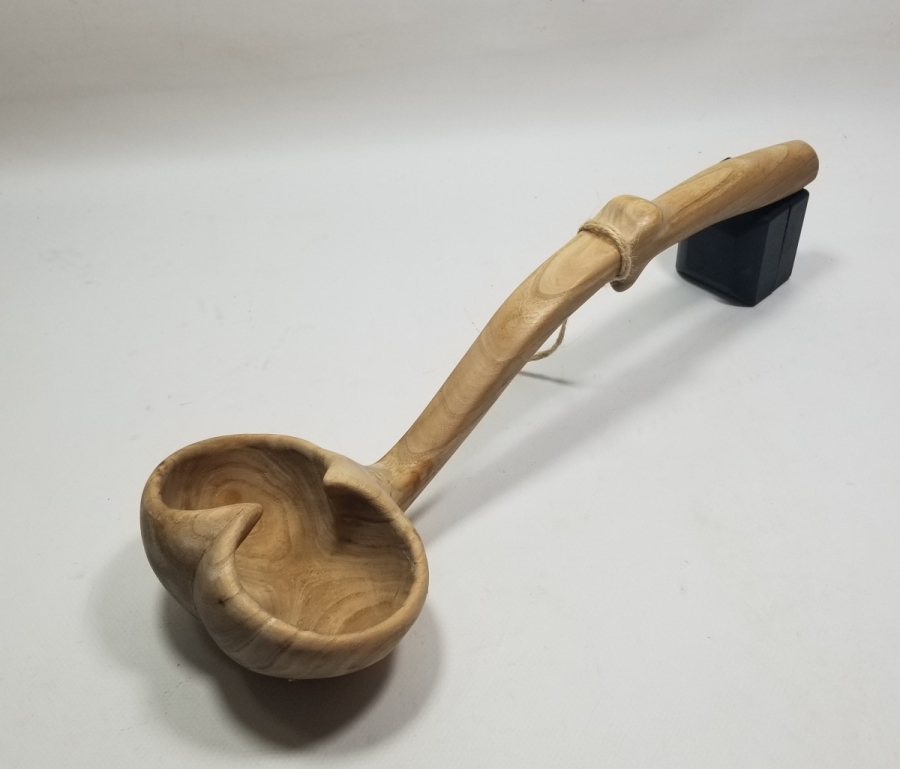 EL YAPIMI ANTİKA AHŞAP KEPÇE