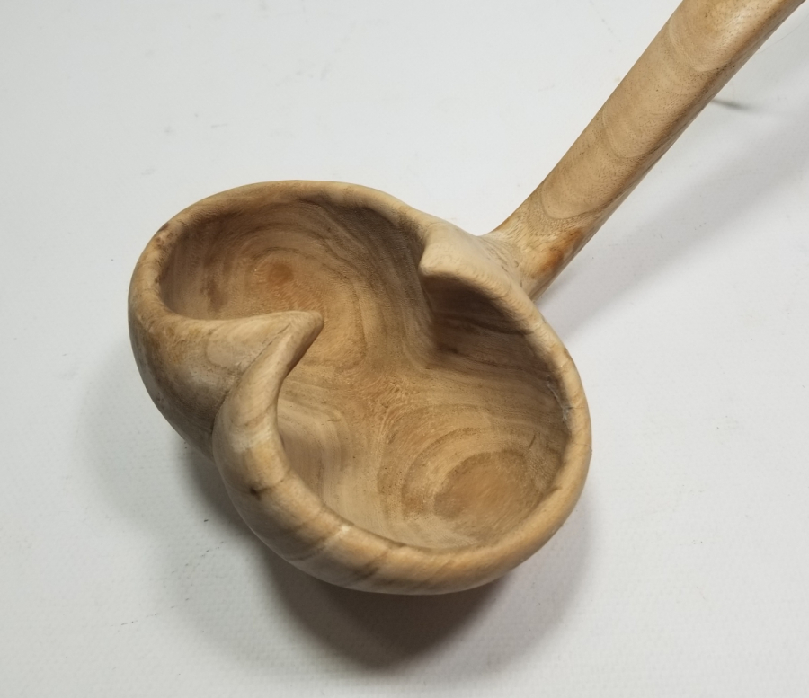 EL YAPIMI ANTİKA AHŞAP KEPÇE