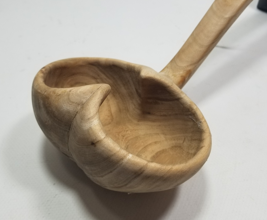 EL YAPIMI ANTİKA AHŞAP KEPÇE