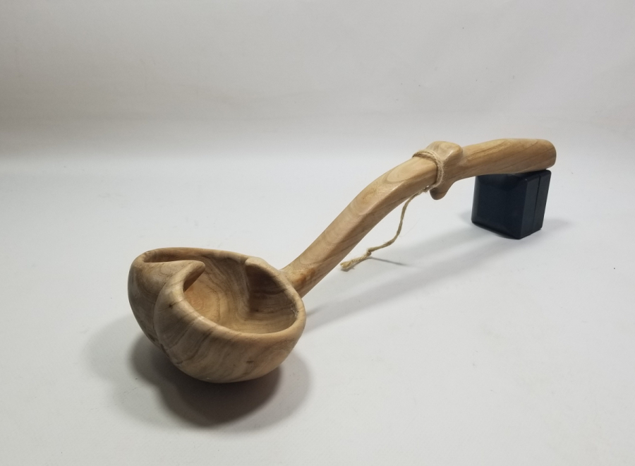 EL YAPIMI ANTİKA AHŞAP KEPÇE