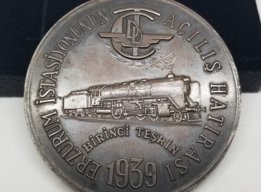 1939 ERZURUM İSTASYONUNUN AÇILIŞI HATIRASI MADALYONU