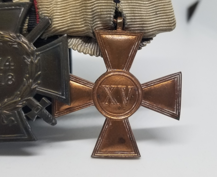 1. DÜNYA SAVAŞI DÖNEMİ DEMİR HAÇ - HINDENBURG NİŞANI VE LİYAKAT MADALYASI BULUNAN ÜÇLÜ MADALYA TAKIMI