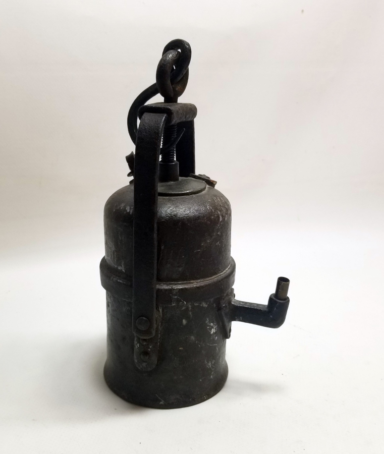 OSMANLI DÖNEMİ NADİR MADENCİ KARPİT LAMBASI