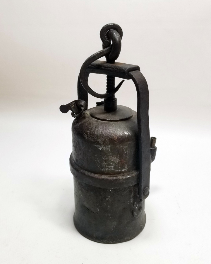 OSMANLI DÖNEMİ NADİR MADENCİ KARPİT LAMBASI