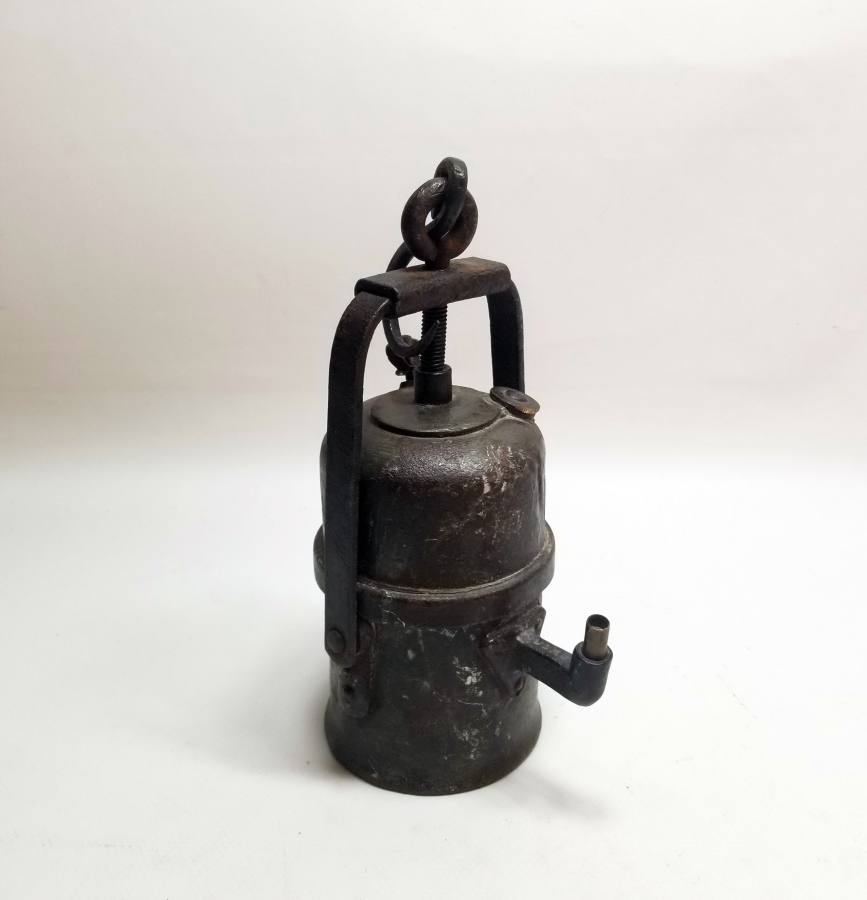 OSMANLI DÖNEMİ NADİR MADENCİ KARPİT LAMBASI