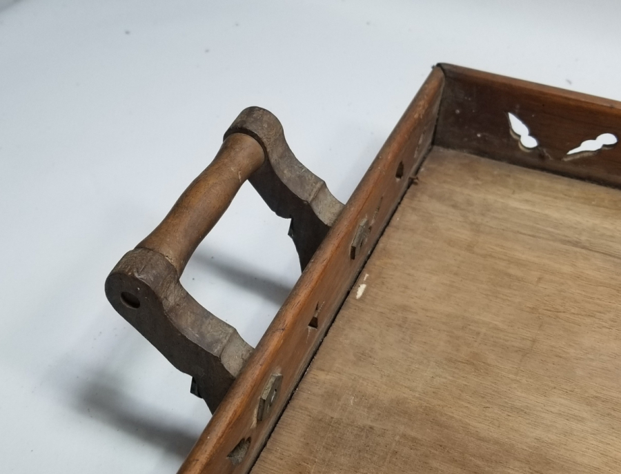 ÜZERİ AY YILDIZLI EL YAPIMI OSMANLI DÖNEMİ NADİR KAHVE TEPSİSİ