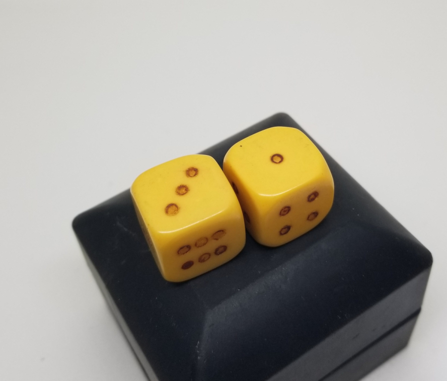 2 ADET ANTİKA KATALİN ZAR