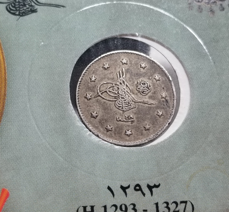 SULTAN ABDÜLHAMİD DÖNEMİ GÜMÜŞ 2 KURUŞ MECİDİYE