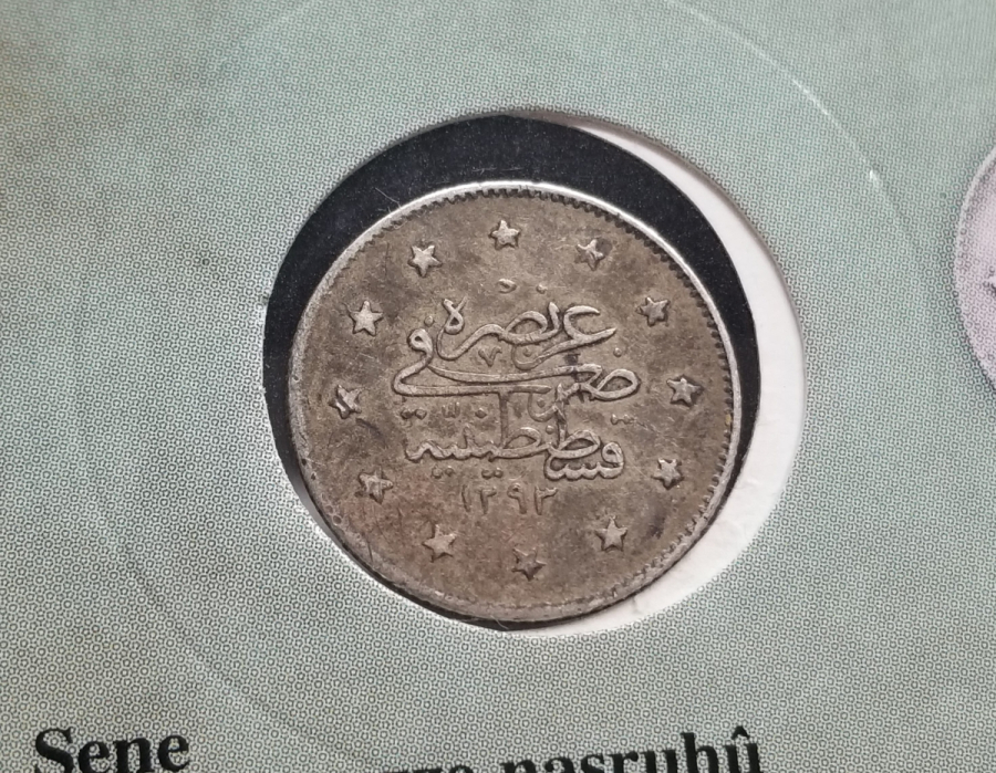 SULTAN ABDÜLHAMİD DÖNEMİ GÜMÜŞ 2 KURUŞ MECİDİYE