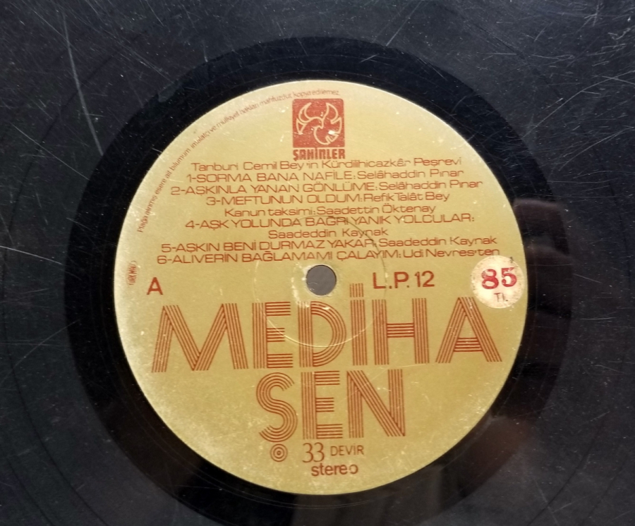 ANTİKA MEDİHA ŞEN LONG PLAY PLAK