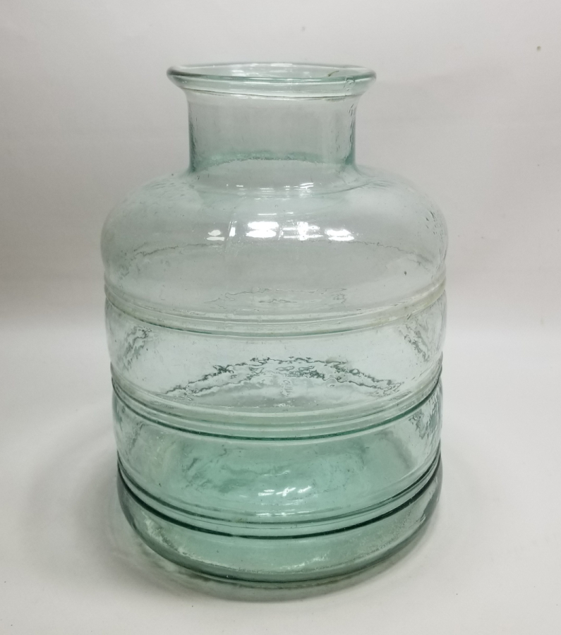 OSMANLI DÖNEMİ KOPARMA İŞÇİLİKLİ CAM ŞEKERCİ KAVANOZU