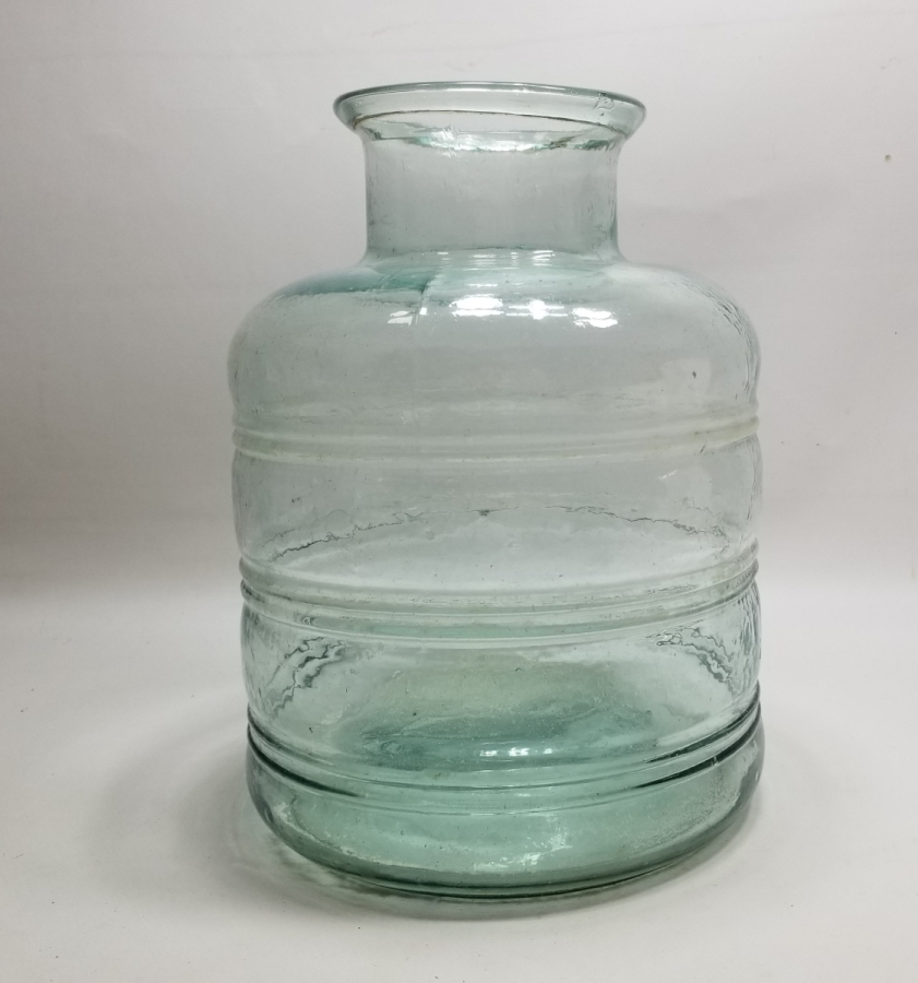 OSMANLI DÖNEMİ KOPARMA İŞÇİLİKLİ CAM ŞEKERCİ KAVANOZU