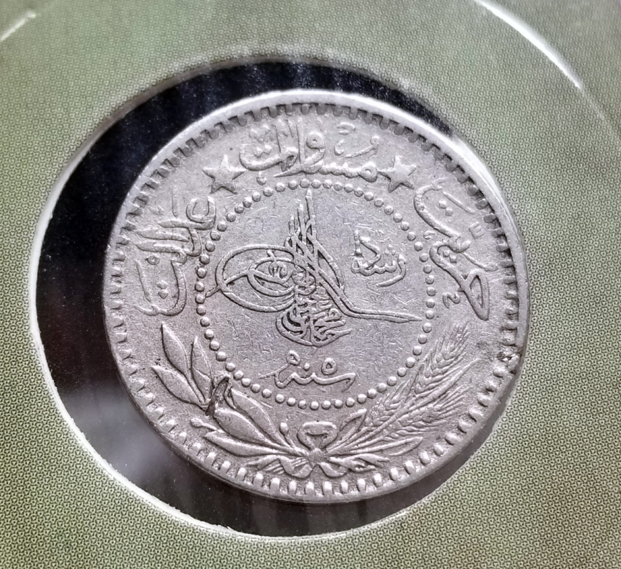 MEHMET REŞAT HAN DÖNEMİ KOLEKSİYONLUK NİKEL 10 PARA