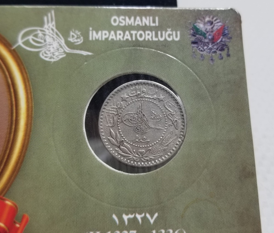 MEHMET REŞAT HAN DÖNEMİ KOLEKSİYONLUK NİKEL 10 PARA