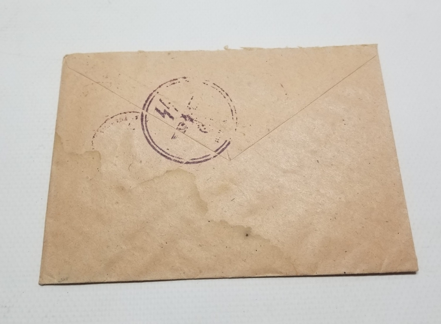 ÜZERİ NAZİ DAMGALI VE HİTLER PULLU 2. DÜNYA SAVAŞI ANTİKA MEKTUP ZARFI