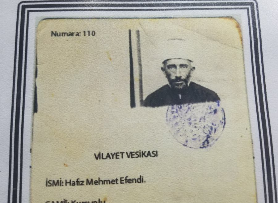 1925 TARİHLİ ÇOK NADİR CÜBBE VE SARIK TAŞIMA İZİN BELGESİ