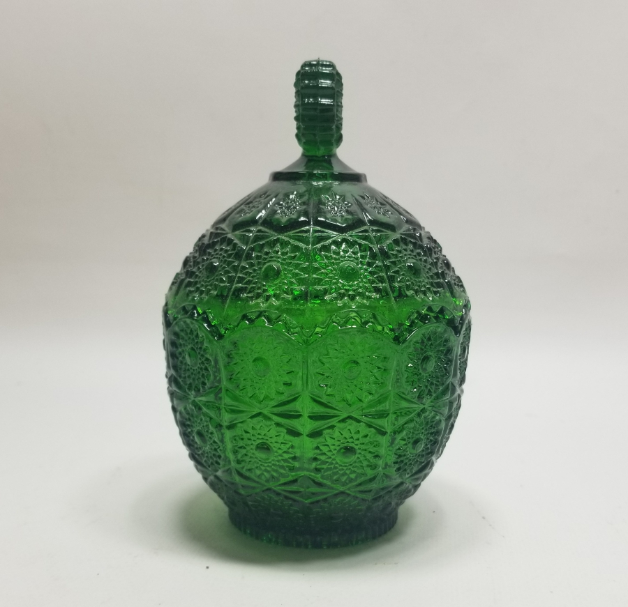 KABARTMA İŞÇİLİKLİ ANTİKA CAM MACUNLUK