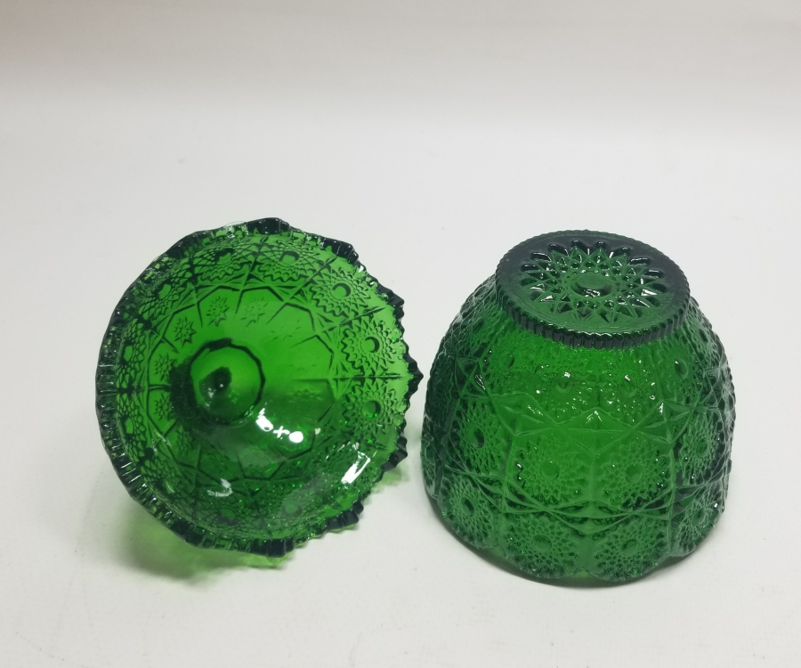 KABARTMA İŞÇİLİKLİ ANTİKA CAM MACUNLUK