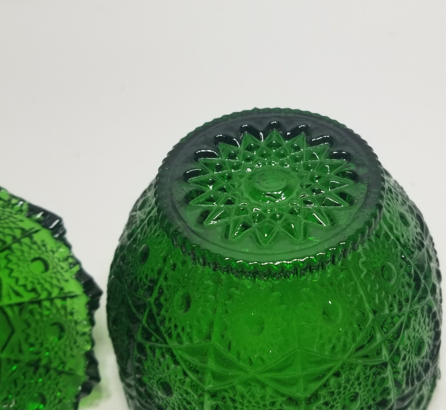 KABARTMA İŞÇİLİKLİ ANTİKA CAM MACUNLUK