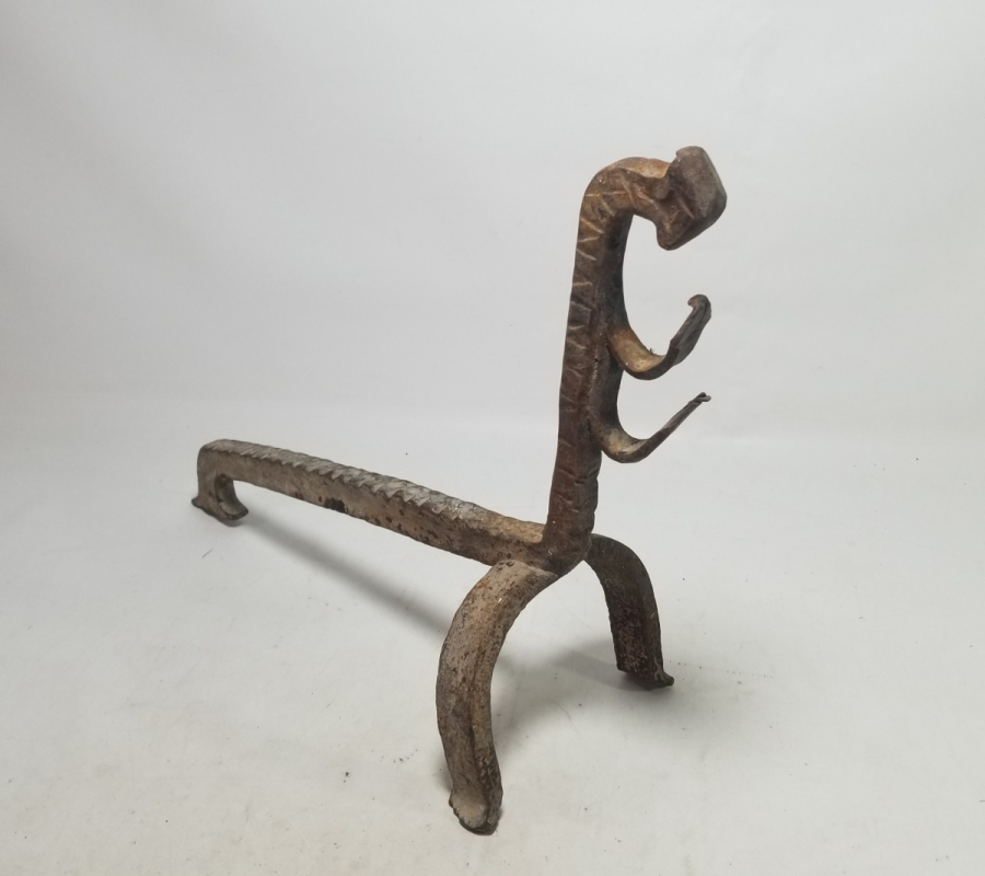 OSMANLI DÖNEMİ HAYVAN FORMUNDA YAPILMIŞ TEKKE İŞİ ODUN EŞEĞİ - ODUN TUTMACI