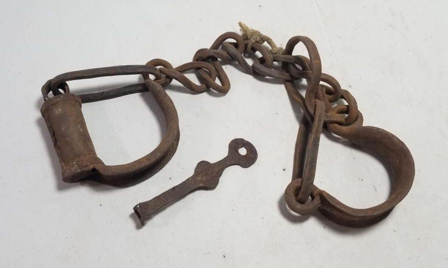 ORİJİNAL ANAHTARIYLA OSMANLI DÖNEMİ MAHKUM PRANGASI