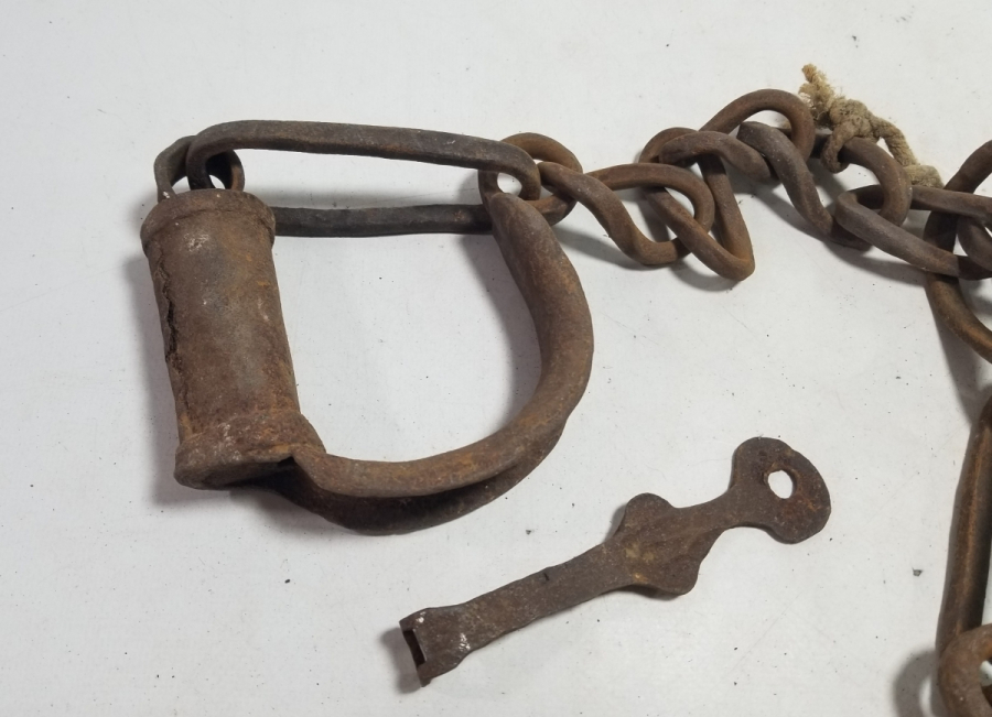 ORİJİNAL ANAHTARIYLA OSMANLI DÖNEMİ MAHKUM PRANGASI