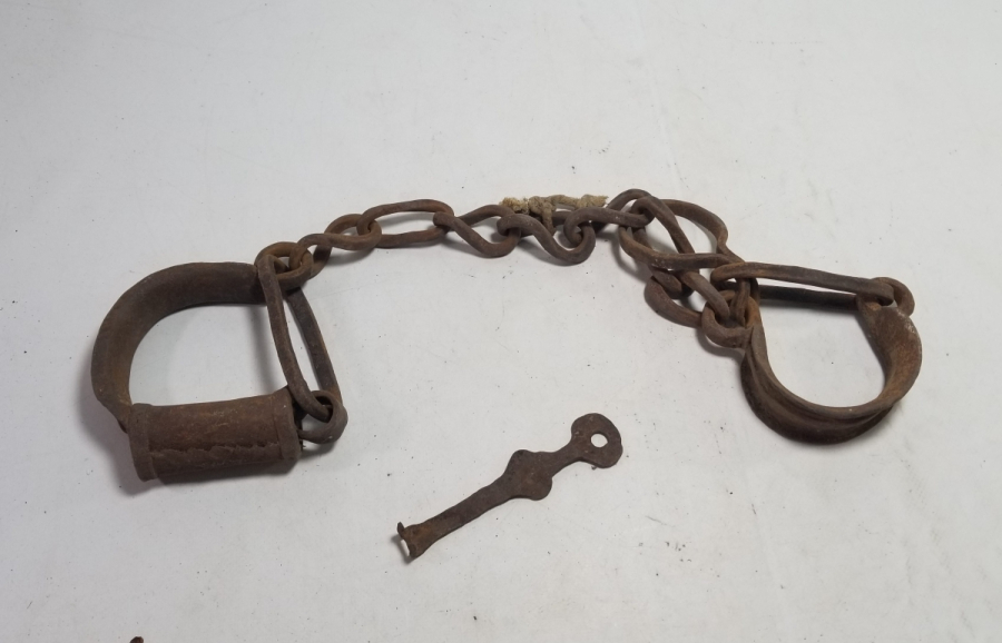 ORİJİNAL ANAHTARIYLA OSMANLI DÖNEMİ MAHKUM PRANGASI