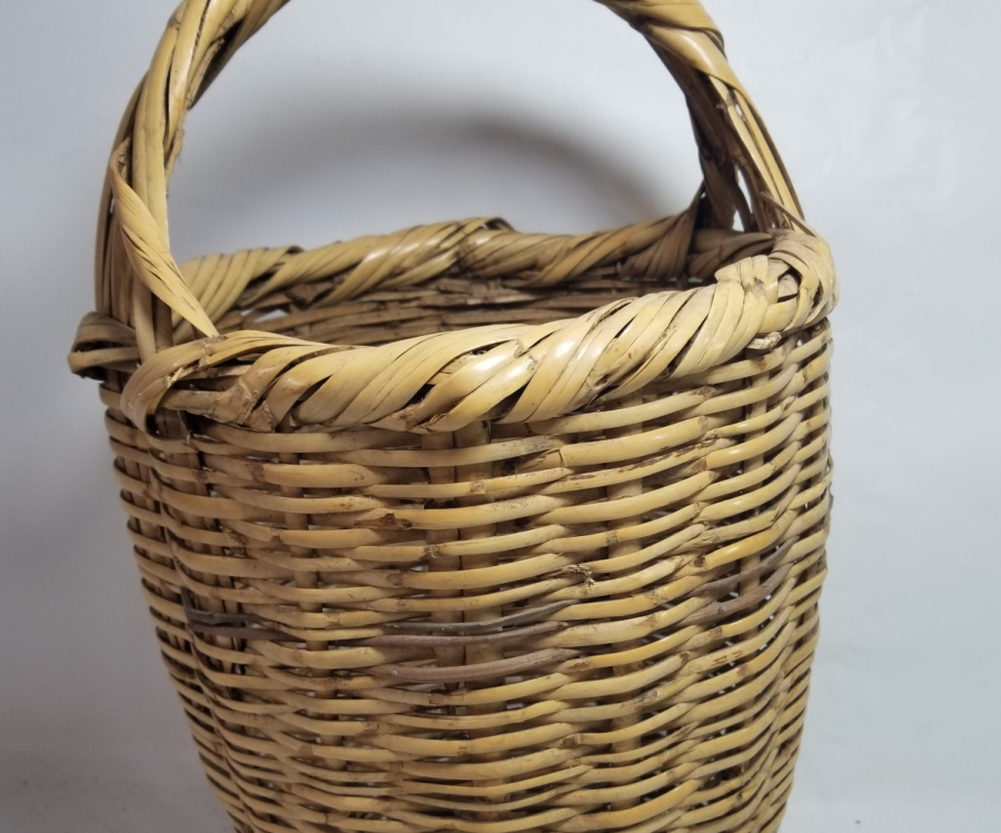 EL ÖRME ANTİKA ÜZÜM SEPETİ