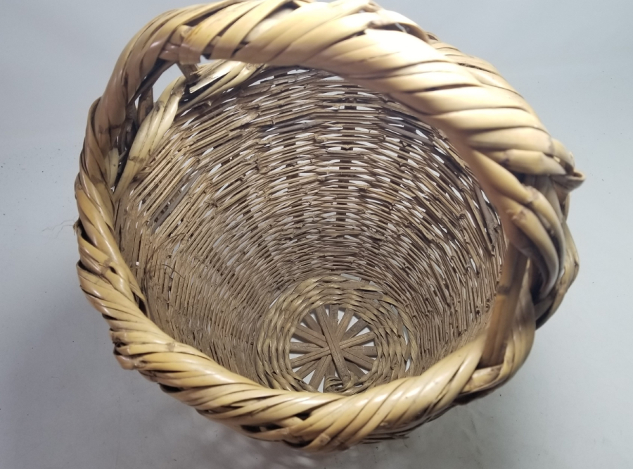 EL ÖRME ANTİKA ÜZÜM SEPETİ