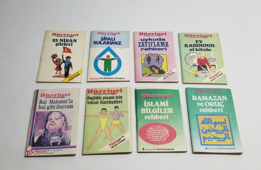 ALTI ADET HÜRRİYET GAZETESİ PROMOSYONU KİTAP