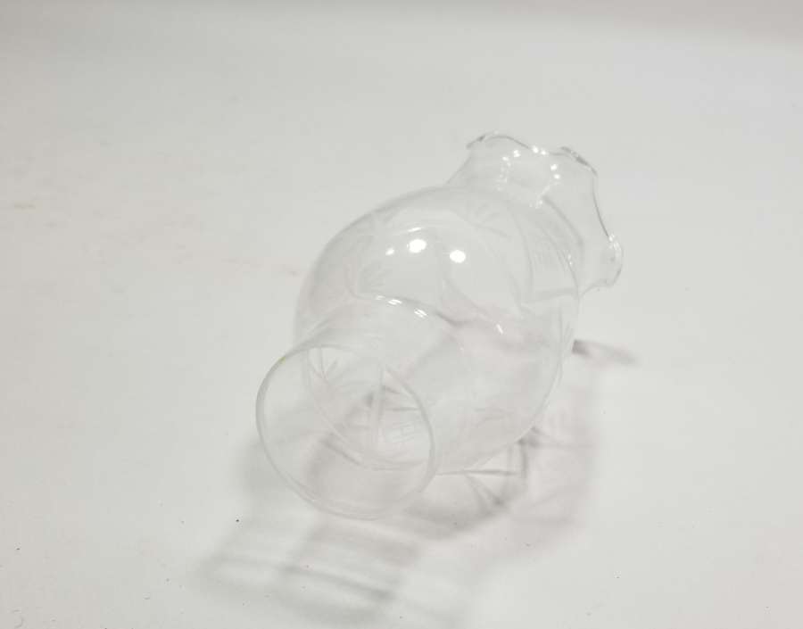 KRİSTAL KESME İŞÇİLİKLİ ANTİKA GAZ LAMBASI BACASI