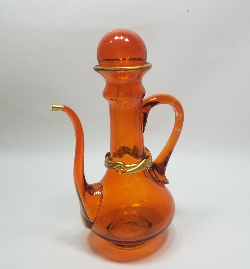 KOPARMA İŞÇİLİKLİ ANTİKA CAM ZEMZEMLİK