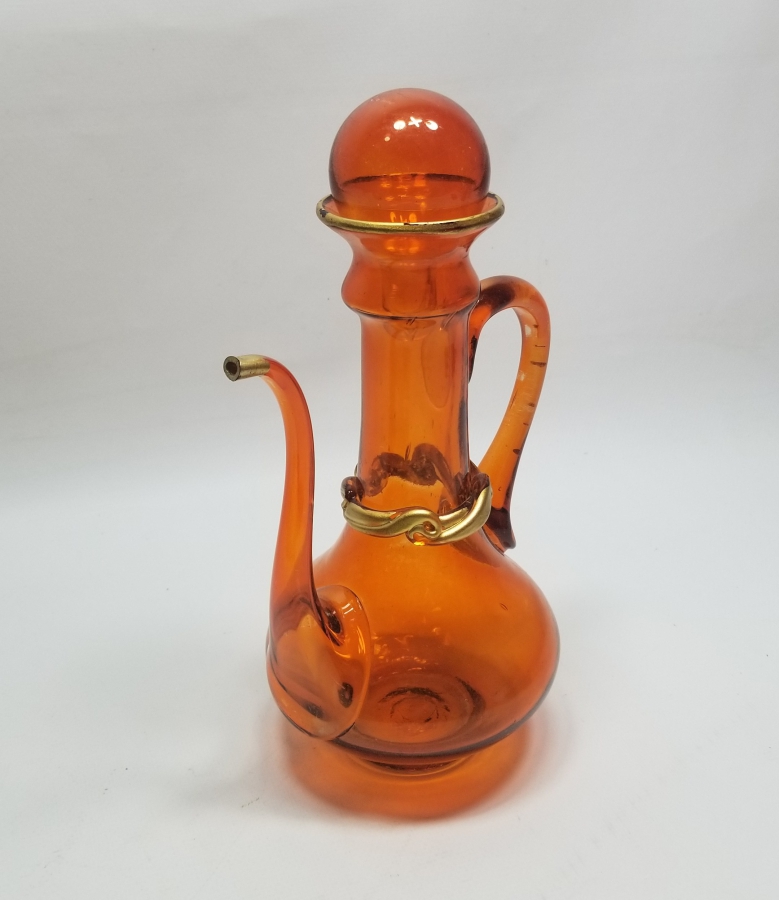 KOPARMA İŞÇİLİKLİ ANTİKA CAM ZEMZEMLİK