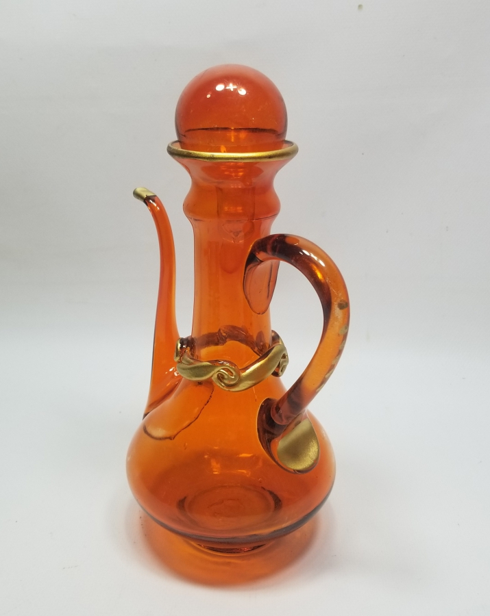 KOPARMA İŞÇİLİKLİ ANTİKA CAM ZEMZEMLİK