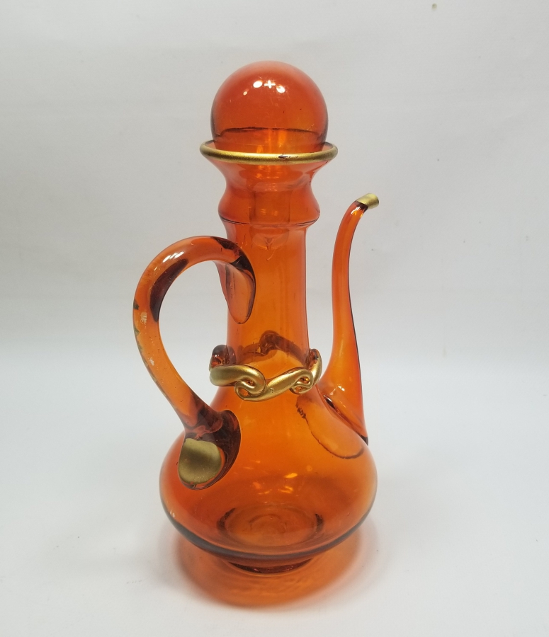 KOPARMA İŞÇİLİKLİ ANTİKA CAM ZEMZEMLİK