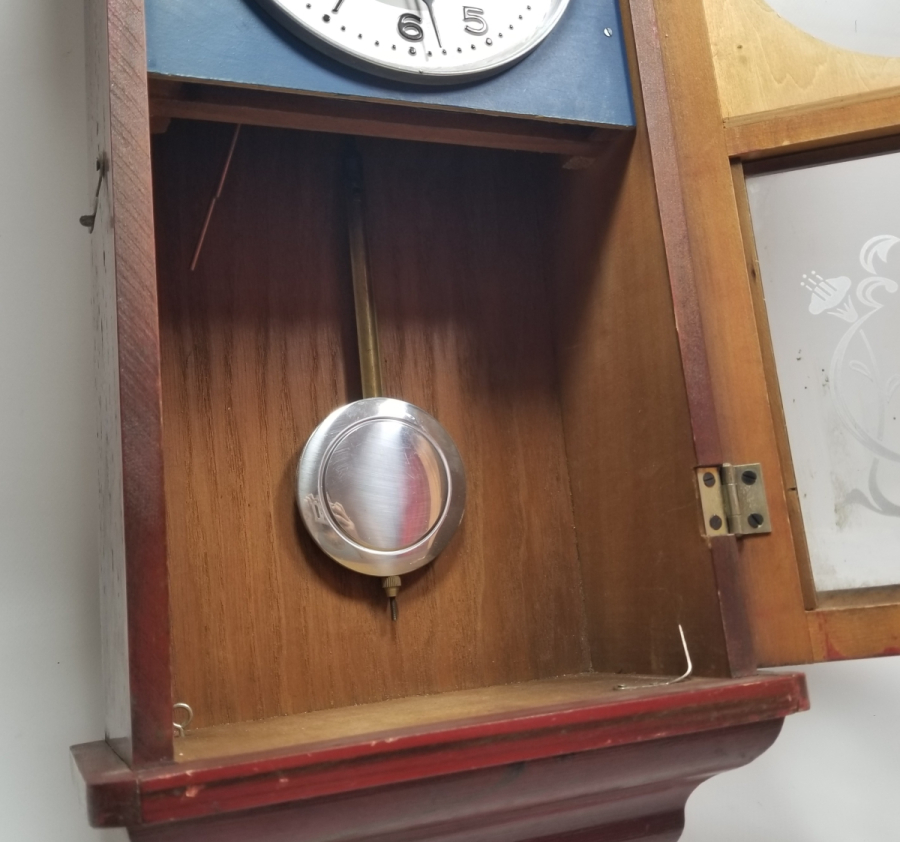 KURMALI ANTİKA DUVAR SAATİ