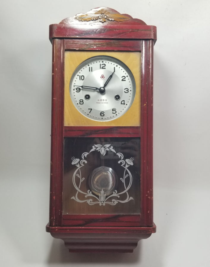 KURMALI ANTİKA DUVAR SAATİ