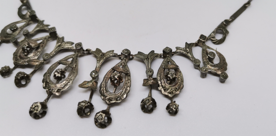 OSMANLI DÖNEMİ ELMAS TAŞLI SU YOLU GERDANLIK