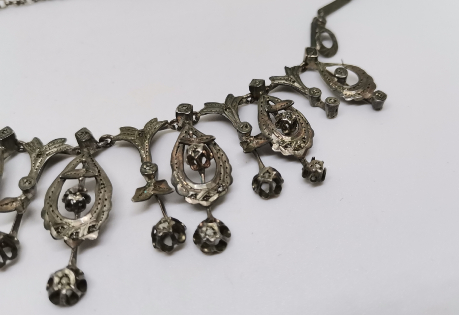 OSMANLI DÖNEMİ ELMAS TAŞLI SU YOLU GERDANLIK