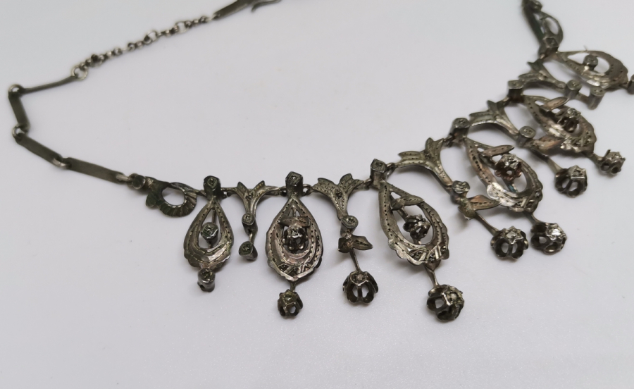 OSMANLI DÖNEMİ ELMAS TAŞLI SU YOLU GERDANLIK