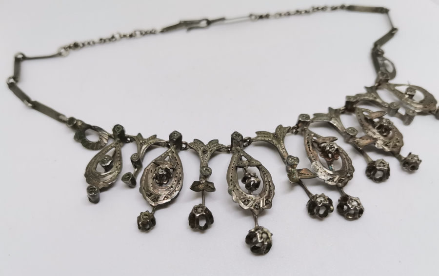 OSMANLI DÖNEMİ ELMAS TAŞLI SU YOLU GERDANLIK